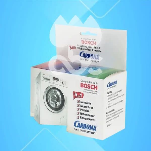 photo28320122534 پودر جرمگیر ماشین ظرفشویی و لباسشویی بوش BOSCH - Image 1